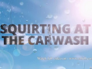 Squirting At The Carwash - Porsha Carrera, BADKITTYYY / Brazzers