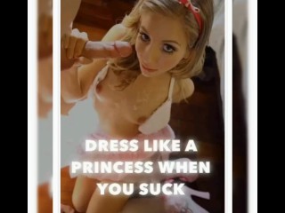 Cute Cum slut - Feminization Slutification Captions