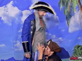 Lady Pirate Sofie Marie Gives Captain Best Blowjob Ever