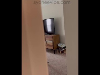 Caught spying on stepmom getting out of the shower (teaser)