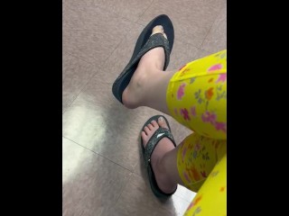 Flip Flop Dangling in Public