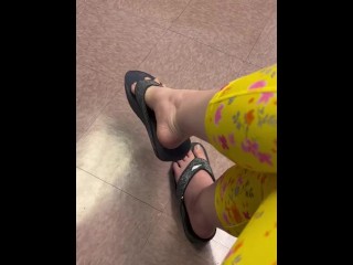 Flip Flop Dangling in Public