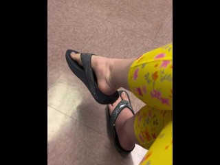 Flip Flop Dangling in Public