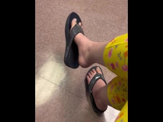 Flip Flop Dangling in Public