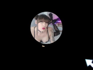 Transgender girl showing off her anal on webcam