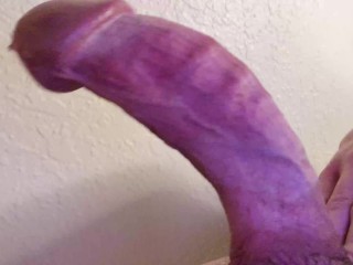 Close Up View Of My THICK WHITE COCK. I REALLY WANT Somebody TO SUCK and PLAY With IT!