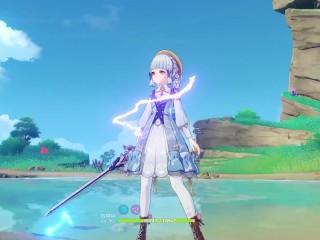 Springbloom Missive Ayaka ryona + ragdoll - Genshin impact