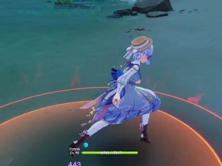 Springbloom Missive Ayaka ryona + ragdoll - Genshin impact