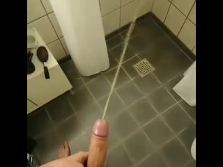 Hard boner piss with a strong stream!