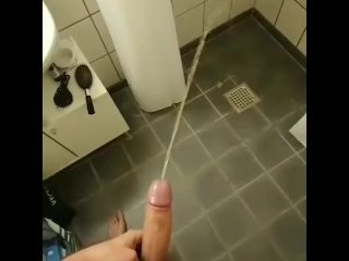 Hard boner piss with a strong stream!