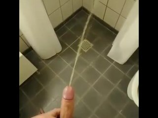 Hard boner piss with a strong stream!