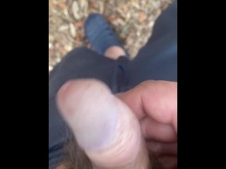 Forest masturbating