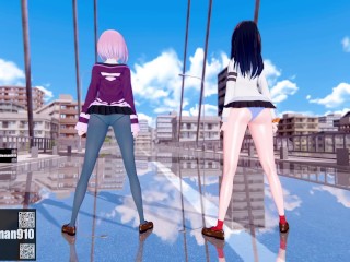 【KKS／MMD】"ANDA - Touch" 新条アカネ 宝多六花【SSSS.GRIDMAN】