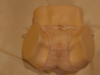 超かわいい透け透けパンティ履いた生腰オナホとパコパコセックス♪【男の娘】【サテン】【フェチ】