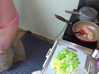 【Prof_FetihsMass】 Take it easy Japanese food! [白菜クリームパスタ]