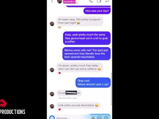 Big Ass 19 Years Old College Teen Gets Her Pussy Filled With Creampie + Text Conversations