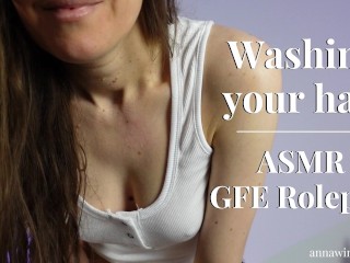 ASMR Sweet Girlfriend Washes Your Hair - Anna Winters