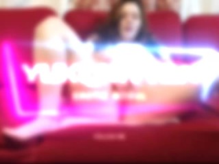 Horny young slut masturbates