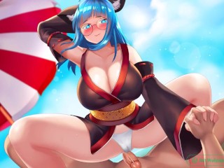 Live Waifu Wallpaper - Part 56 - Neko Girl In Kimono Sex By LoveSkySan