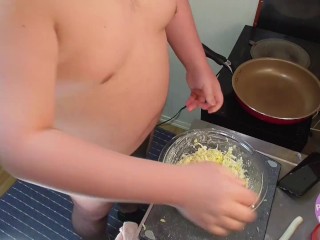 【Prof_FetihsMass】 Take it easy Japanese food! [豆腐のお好み焼き]