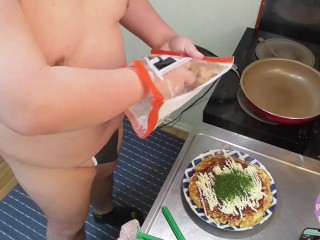 【Prof_FetihsMass】 Take it easy Japanese food! [豆腐のお好み焼き]