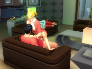 Naughty daughter fucked her mother's new boyfriend | Sims Sex Stories