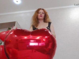 Happy Valentines Day Bigass in body & stockings Dancing