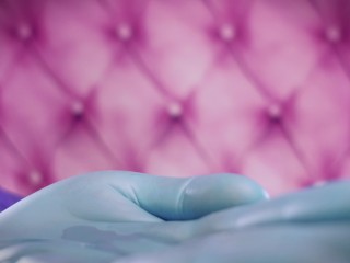 ASMR clip: nitrile gloves and oil - Glaminatrix Arya Grander - hot MILF relax sexy sounding POV free