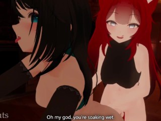 VIPSluts - Futanari Dom lovingly Pounds Anime Girl in a warm Cabin