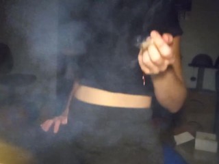 Bloated Belly in Tshirt Top 1