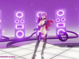 Hyperdimension Neptunia Iris Heart Hentai Undress Dancing Plutia Killer Lady MMD 3D Big Boobs