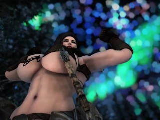 Giantess Camping (Part 1) - Skyrim GTS