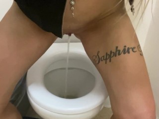 A well deserved big long pee !!