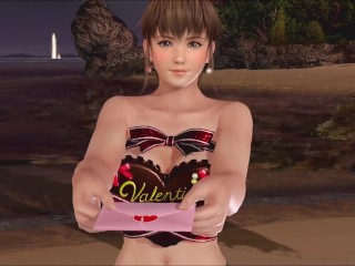 Dead or Alive Xtreme Venus Vacation Hitomi Valentine's Day Pose Cards Fanservice Appreciation