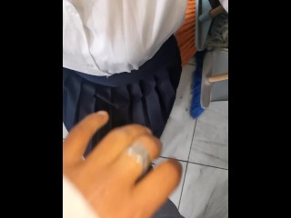 Cachan a ESTUDIANTES CALIENTES COGIENDO EN LA ESCUELA EN CDMX