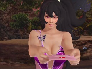 Dead or Alive Xtreme Venus Vacation Ayane Valentine's Day Pose Cards Fanservice Appreciation