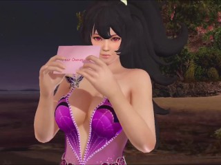 Dead or Alive Xtreme Venus Vacation Ayane Valentine's Day Pose Cards Fanservice Appreciation