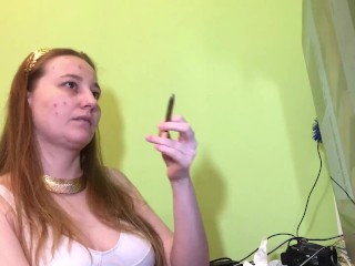 I have a quick smoke because I have acne