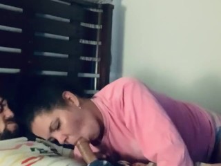 She gives the best blowjobs ever! Passionate sloppy blow and face fuck and deep throatpie