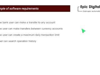 Software requirements