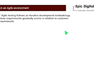 Fundamentals of software testing