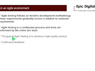 Fundamentals of software testing