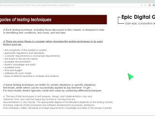 Non functional testing techniques