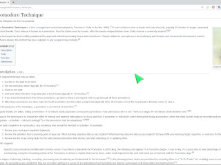 taking break from studying