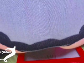 Fatty Sexy In Panties Jump On Vibro Toy!