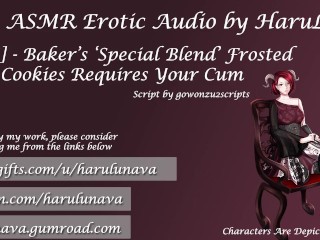 [F4M] Baker’s ‘Special Blend’ Frosted Cookies Requires Your Cum [Erotic ASMR Audio]