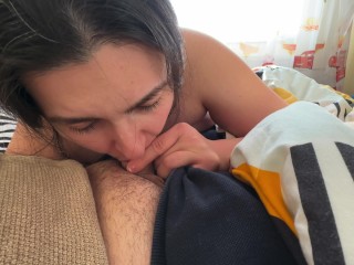 Give Me Your Huge Load On My Face While I Suck You Deep!Sloppy Deepthroat Amateur BBW POV ! 4K