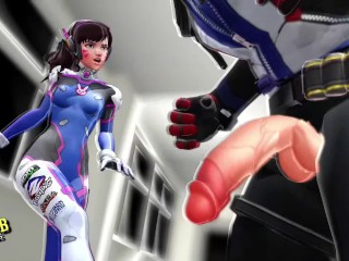 D.VA BALLBUSTING - Nerf This!