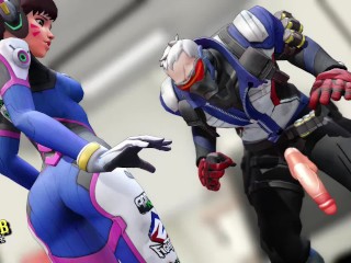 D.VA BALLBUSTING - Nerf This!