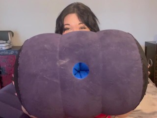 Sex Toy Testing and Review BBW  Rides Pillow Humping